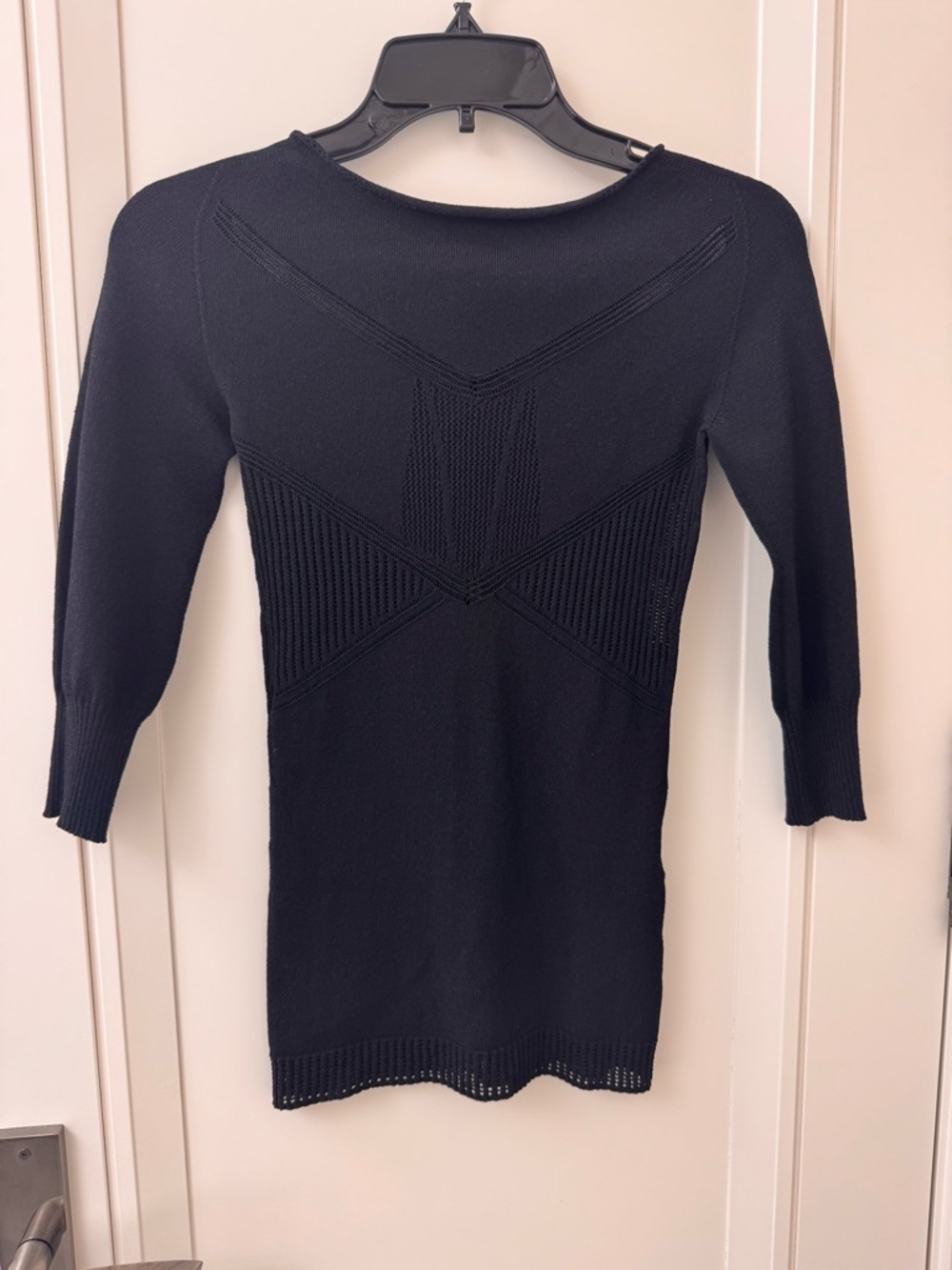 Versace Black Knit Crewneck Sweater